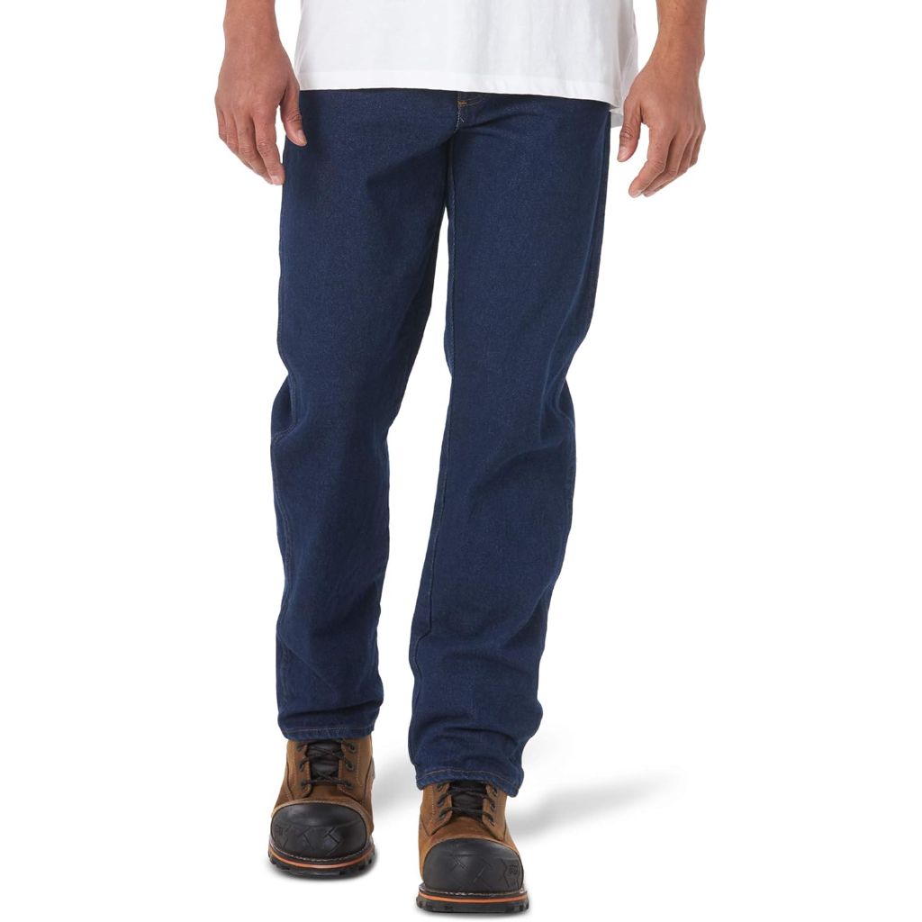 Rustler Men's Classic Regular Fit Straight Leg Jeans - Prewash, Size 32W x 29L