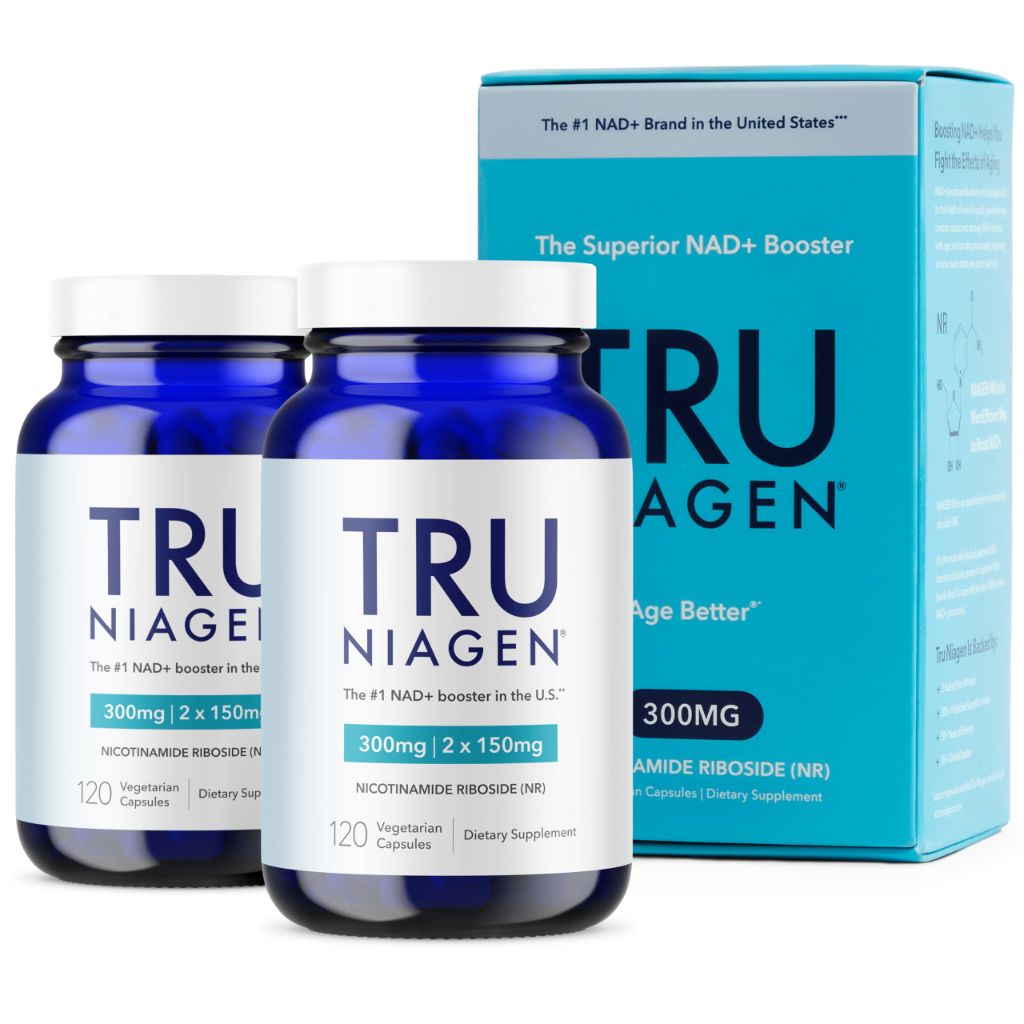 TRU NIAGEN Patented NAD 300 Mg Anti Aging Supplement, 120 Ct