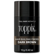 Toppik Hair Building Fibers, Dark Brown, 12g Fill In Fine or Thinning Hair, Instantly Thicker, Fuller Looking, 9 Shades 0.42oz
