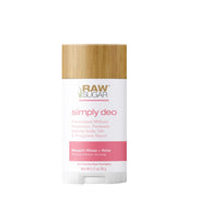 RAW SUGAR Deodorant Stick, Simply Deo (Pack of 1) Beach Rose + Aloe Scent