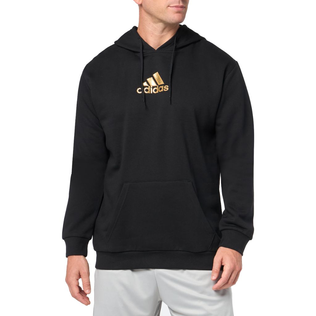 adidas Men's Metallic Graphic Hoodie - Black, X-Small