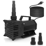 BARST 1720GPH Submersible Water Pump UL Certified Pond Pump with 25FT Cord, 150W