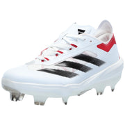 adidas Men's Adizero Impact Baseball Cleats - White/Black/Team Power Red, Size 14
