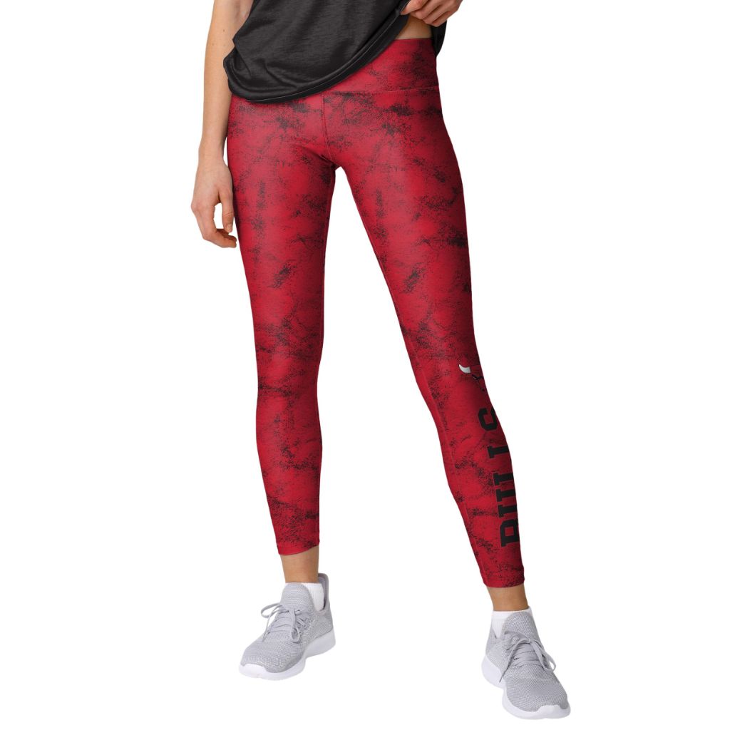 FOCO Chicago Bulls NBA Womens Team Color Cloud Leggings - S