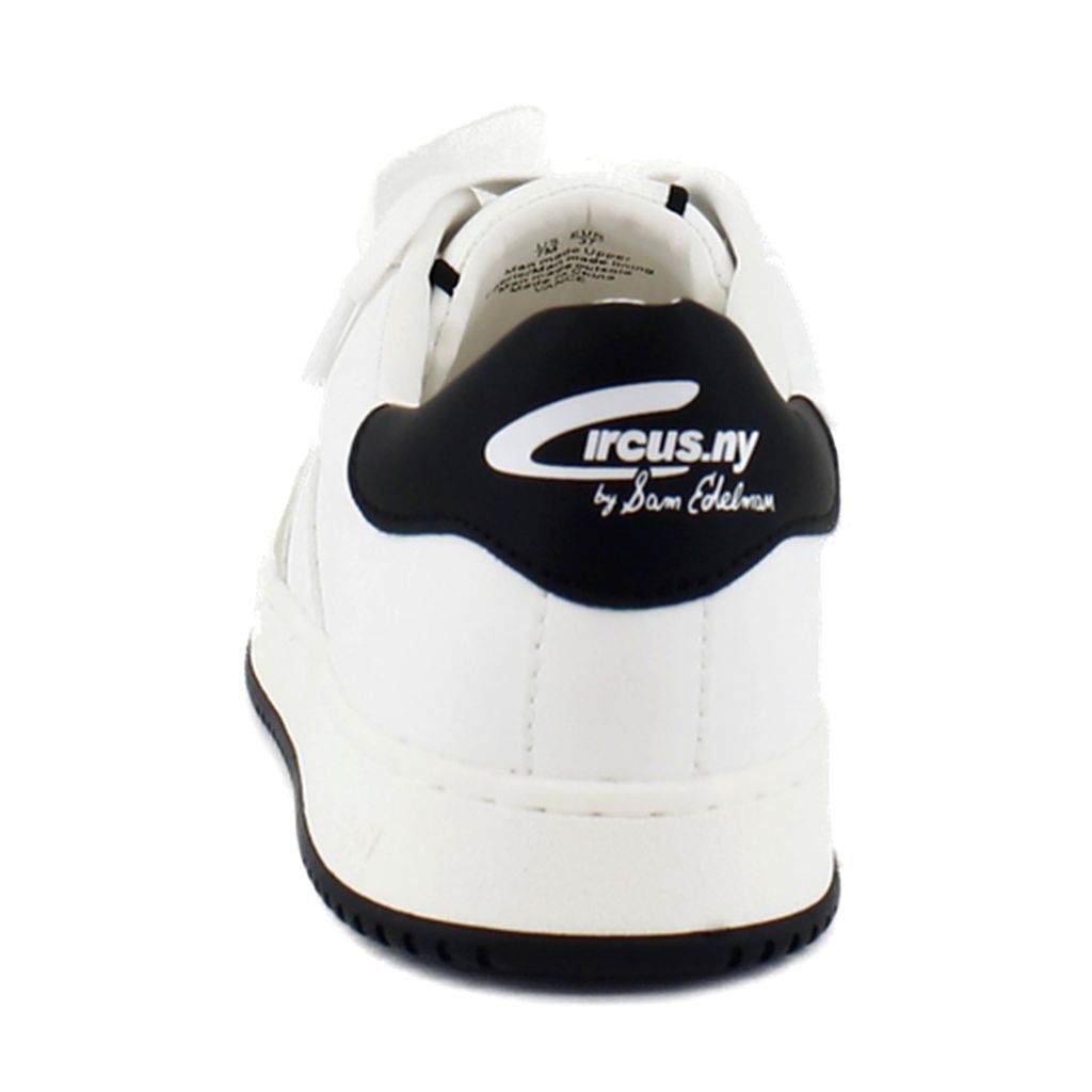 Circus NY by Sam Edelman Women's Vance Sneaker Bright White/Black, Size 8 Medium