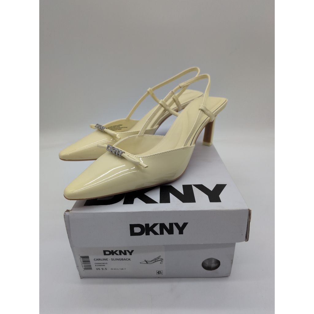 DKNY Women's Carline-Slingback Pump, Chamomile, Size 9.5