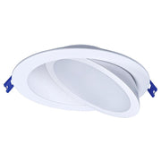 Leviton 6 in. Round Adjustable Slim Downlight, 1100 Lumens, DAR60-S1W